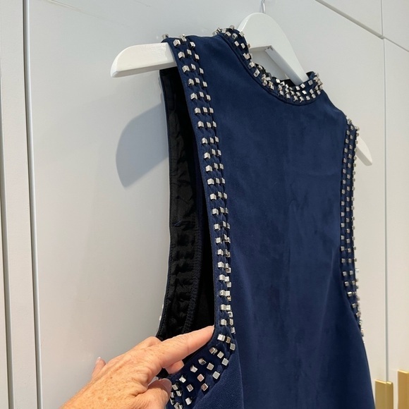 faux Suede Studded mini dress - Picture 11 of 11